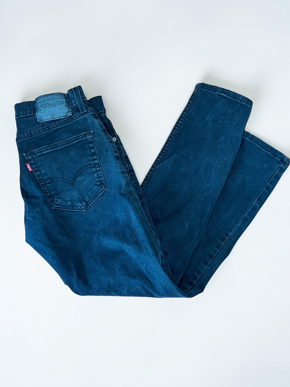 Levi's Men's 512 taper native Cali black denim jeans 31W